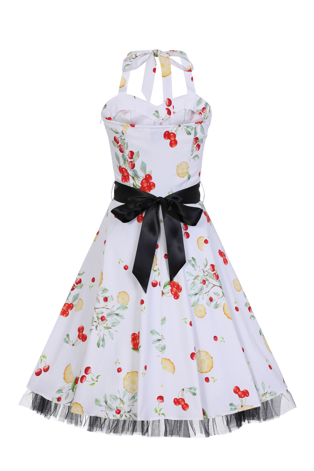 Pineapple and Cherries Swing Dress